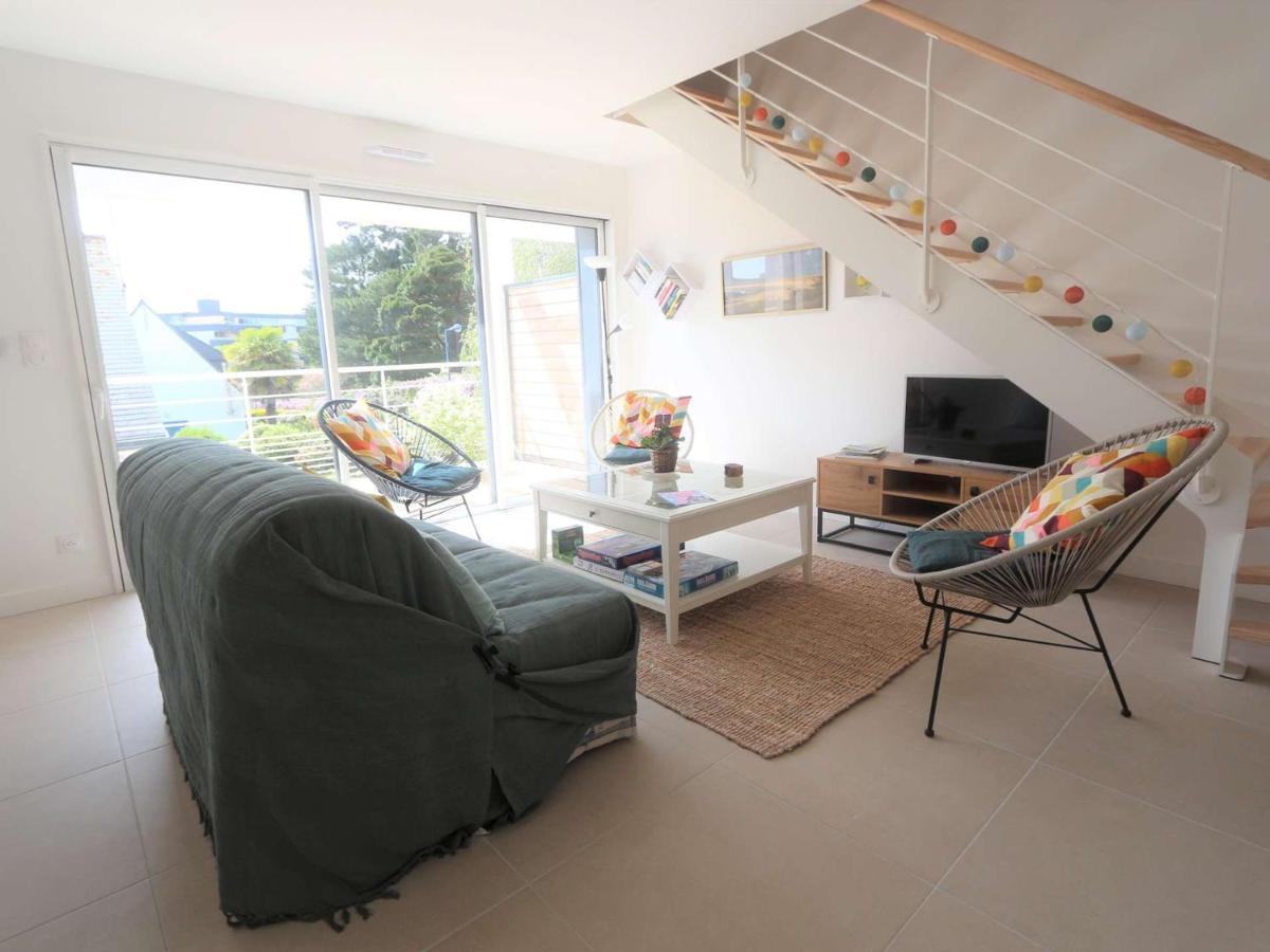 Duplex Lumineux A Benodet: Plage Et Thalasso A Pied, Terrasse, Parking Et Abri Velo Inclus - Fr-1-481-117 외부 사진