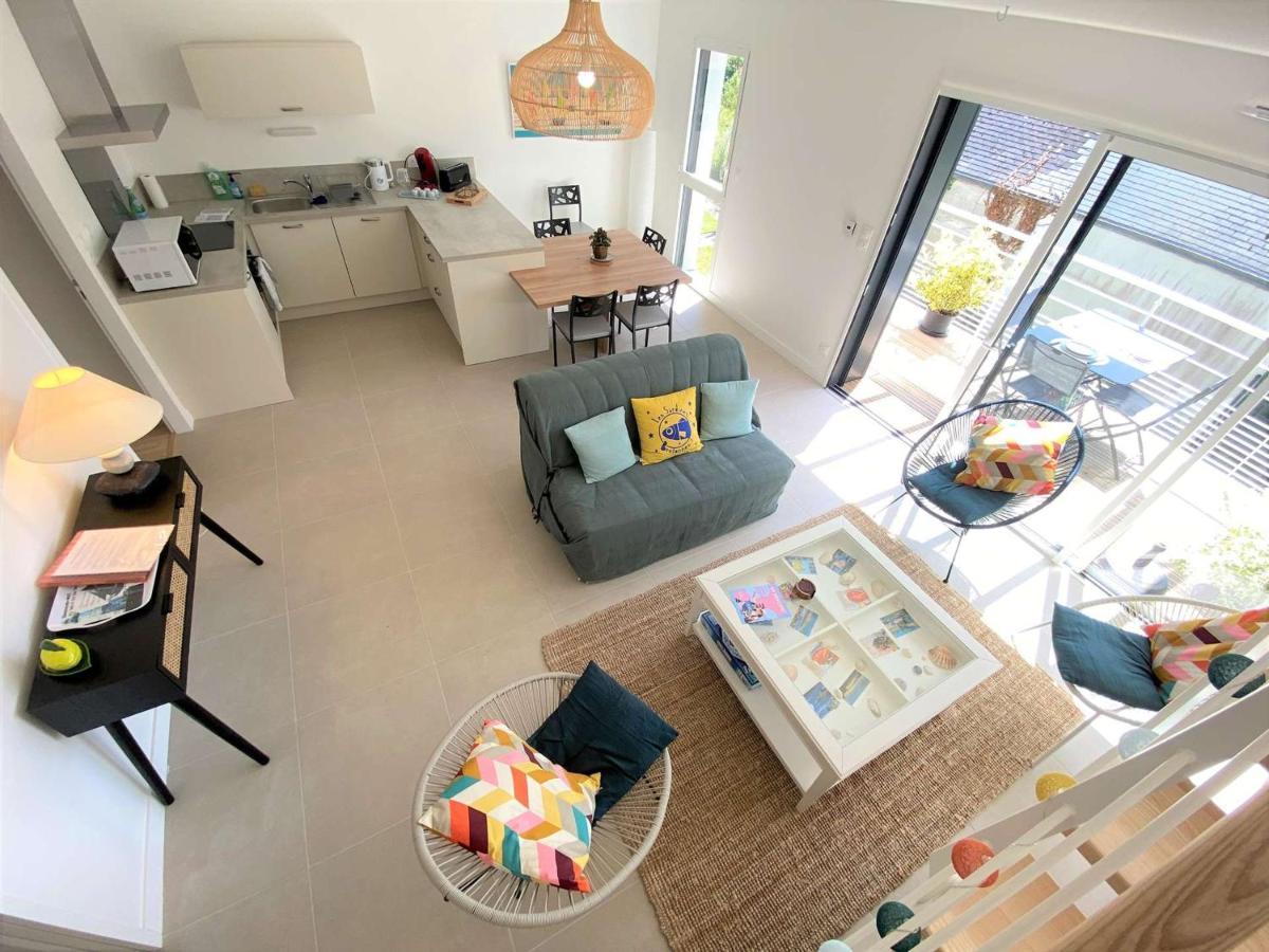Duplex Lumineux A Benodet: Plage Et Thalasso A Pied, Terrasse, Parking Et Abri Velo Inclus - Fr-1-481-117 외부 사진