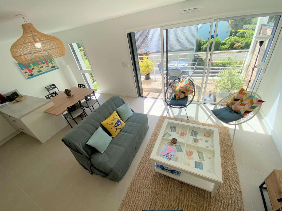 Duplex Lumineux A Benodet: Plage Et Thalasso A Pied, Terrasse, Parking Et Abri Velo Inclus - Fr-1-481-117 외부 사진