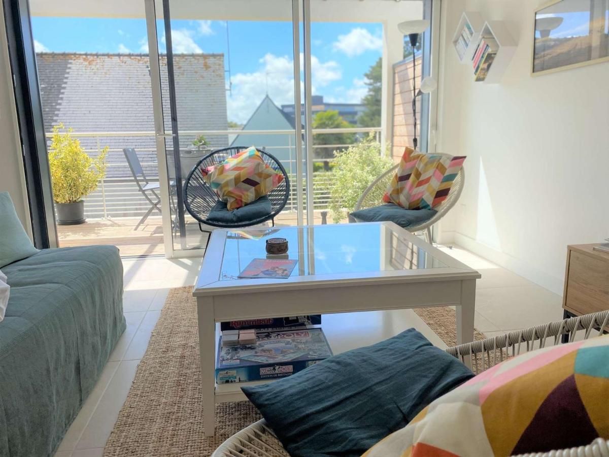 Duplex Lumineux A Benodet: Plage Et Thalasso A Pied, Terrasse, Parking Et Abri Velo Inclus - Fr-1-481-117 외부 사진